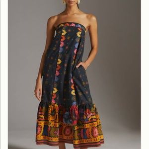 NWT Farm Rio embroidered maxi dress